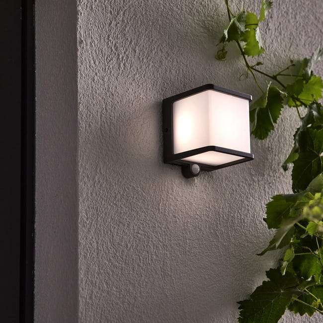 Kinkiet solarny Telin szary 11 cm IP54 LED Inspire
