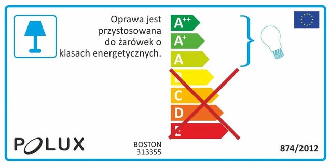 Kinkiet zewnętrzny BOSTON IP44 biały GU10 POLUX