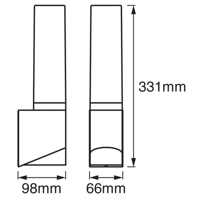 Kinkiet zewnętrzny Flare IP44 LED Ledvance