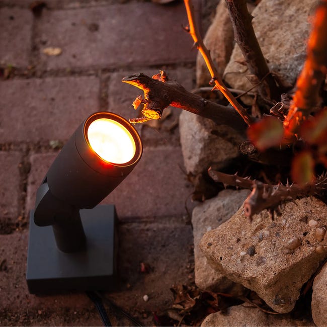 Kinkiet zewnętrzny Gardenspot 3 szt. 680 lm IP65 czarny LED Ledvance