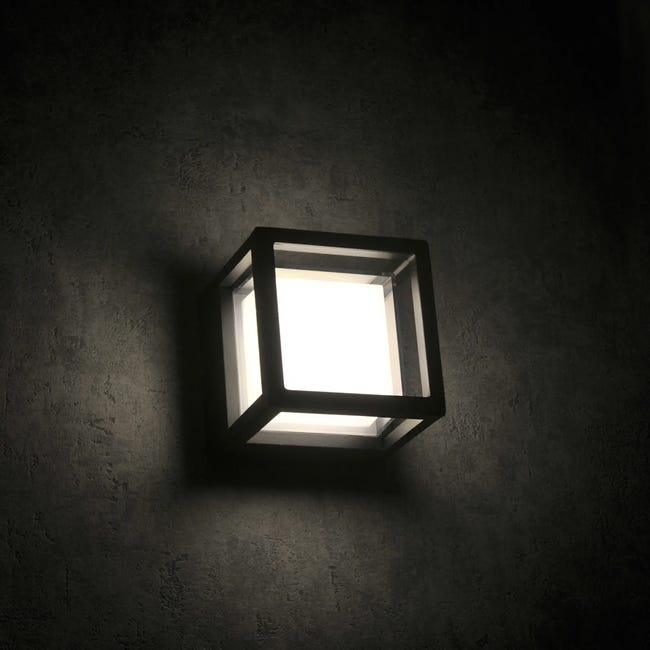 Kinkiet zewnętrzny KANSAS IP44 czarny LED Goldlux