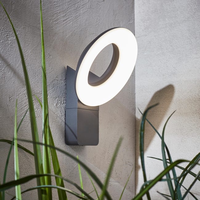 Kinkiet zewnętrzny Quito szary 1850 lm IP54 LED Inspire