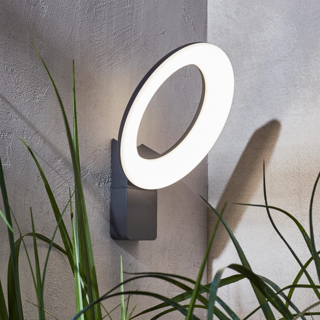 Kinkiet zewnętrzny Quito szary 2990 lm IP54 LED Inspire