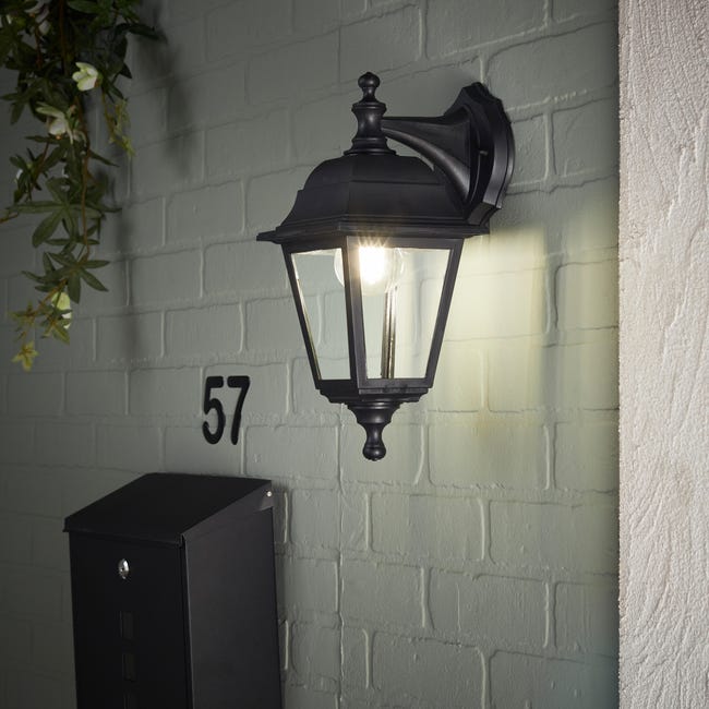 Kinkiet zewnętrzny SIMA IP44 góra / dół czarny E27