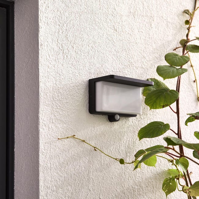 Kinkiet zewnętrzny solarny Taski czarny IP54 LED Inspire