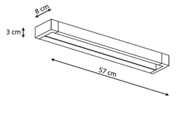 Kinkiet łazienkowy Denver IP44 biały LED Light Prestige