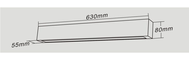 Kinkiet łazienkowy IBROS IP44 biały LED LIGHT PRESTIGE