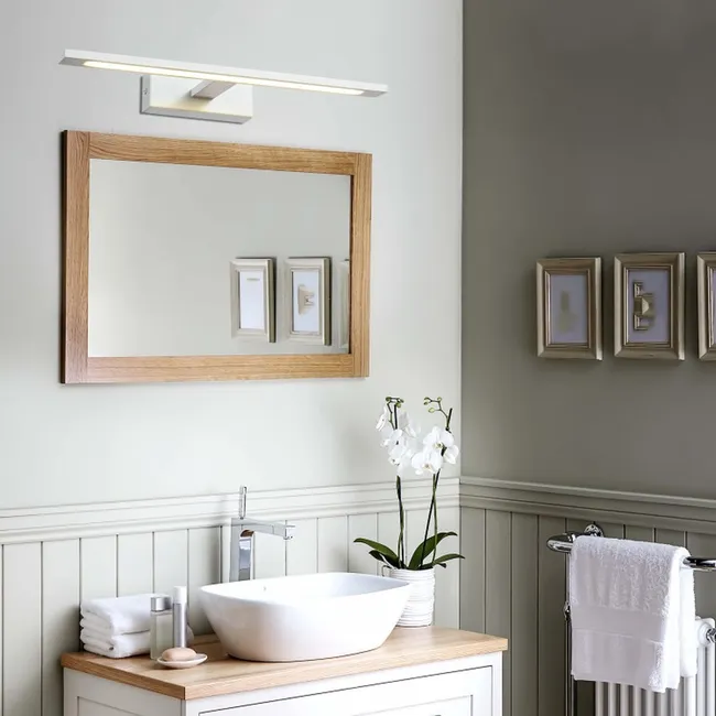 Kinkiet łazienkowy Isla IP44 96 cm biały LED Light Prestige