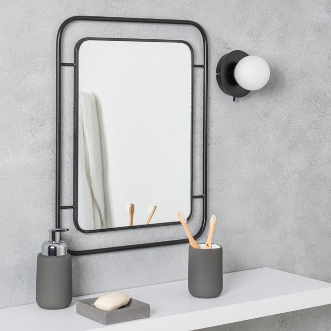 Kinkiet łazienkowy Kapi IP44 czarny LED Inspire