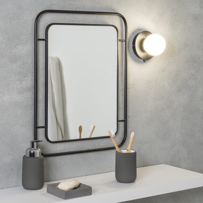 Kinkiet łazienkowy Kapi IP44 czarny LED Inspire