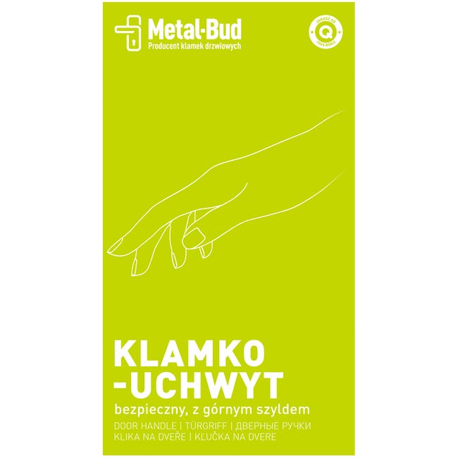 Klamka-Uchwyt do drzwi zewnętrznych prawych Zeus nikiel