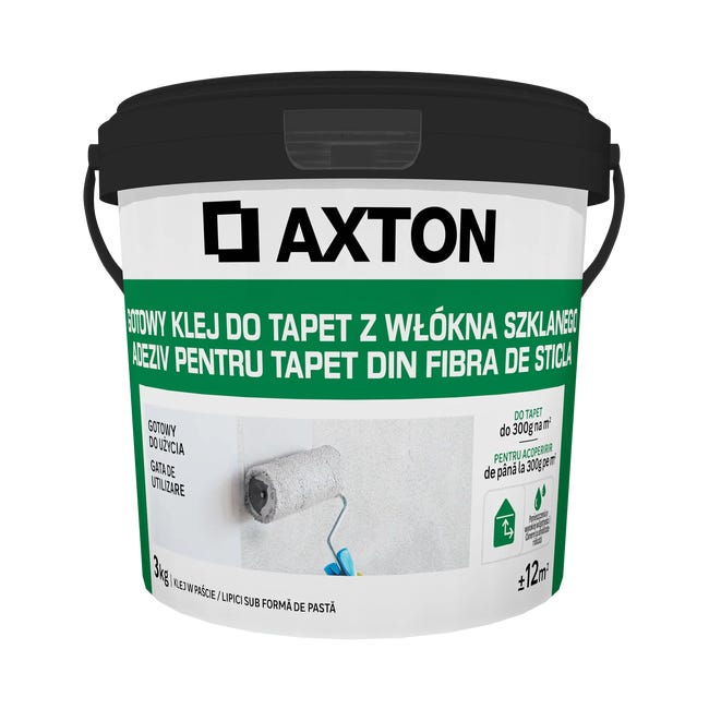 Klej do tapet z włókna szklanego 3 kg Axton