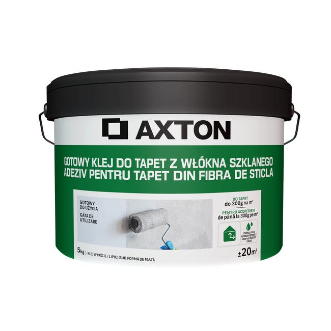Klej do tapet z włókna szklanego 5 kg Axton