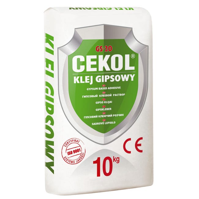 Klej gipsowy GS-20 10 kg Cekol