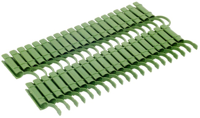 Klipsy montażowe do tuneli 75x12 mm 20szt. Geolia