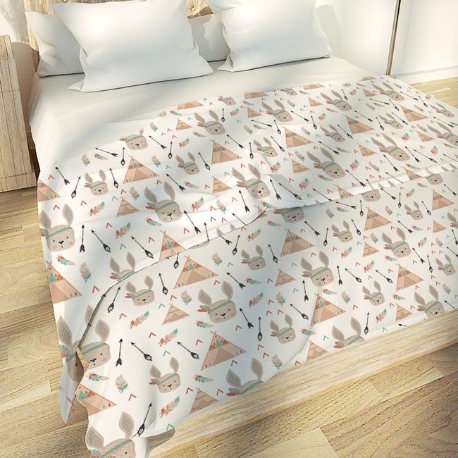 Koc dla dzieci Mooky Bunny 130 x 170 cm