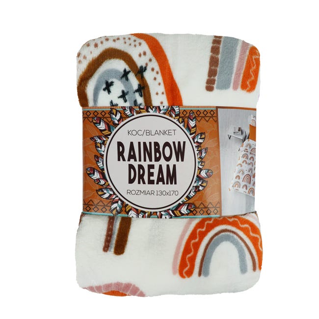 Koc dla dzieci Rainbow 130 x 170 cm