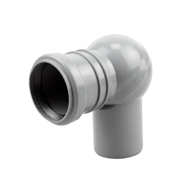 Kolano nastawne kulowe 50 mm szare GIRPI