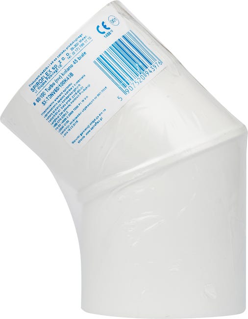 Kolano spustowe nierdzewne 60/100 mm EQUATION