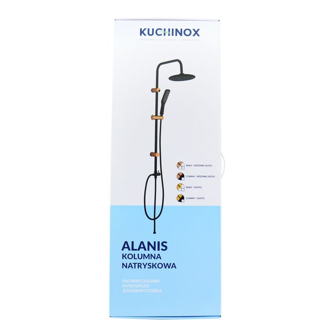 Kolumna prysznicowa bez baterii Alanis Kuchinox