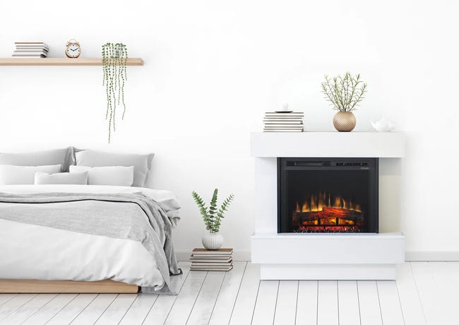 Kominek elektryczny 1400 W AVALONE biały DIMPLEX