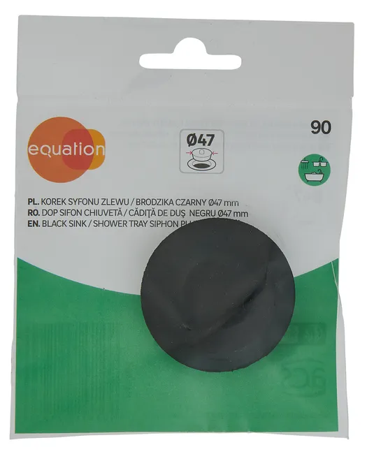 Korek do zlewozmywaka i umywalki UMYWALKOWY 47 mm EQUATION