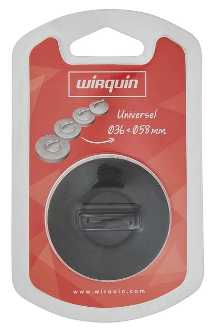 Korek spustowy do zlewozmywaka i umywalki szary 36 mm-58 mm WIRQUIN