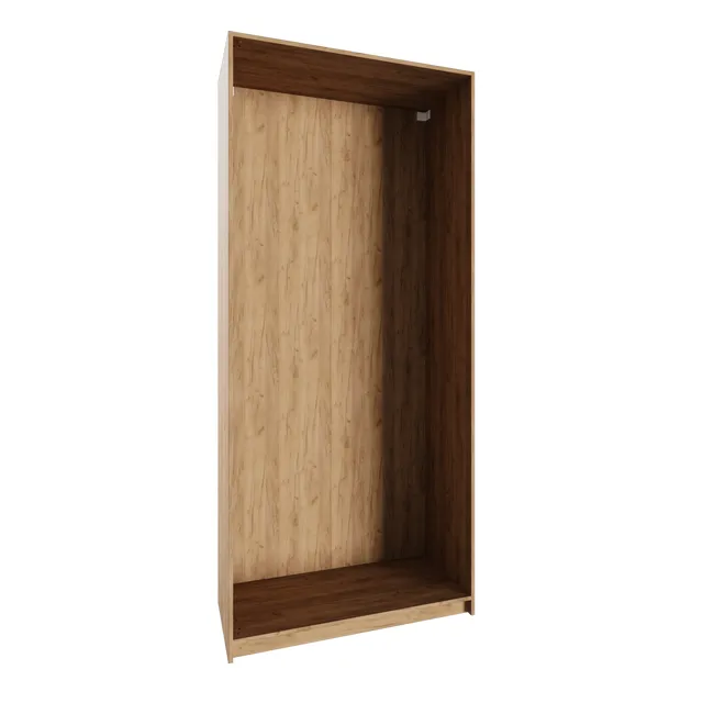 Korpus szafy 100 x 225.6 x 45 cm dąb craft