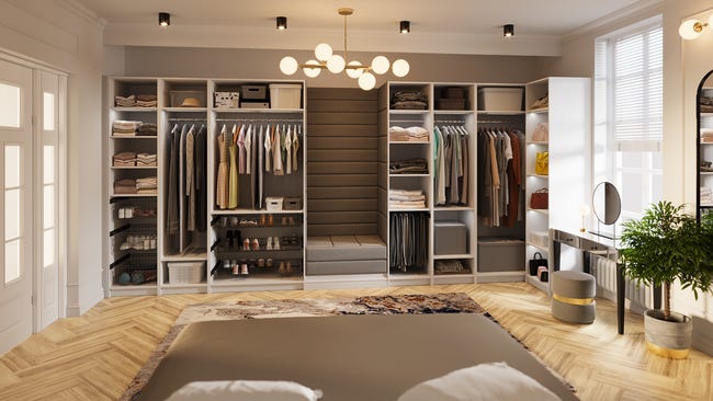 Korpus szafy 50 x 225.6 x 58 cm biały