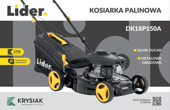 Kosiarka spalinowa DK18P150 2.6kW 150cm3 Lider