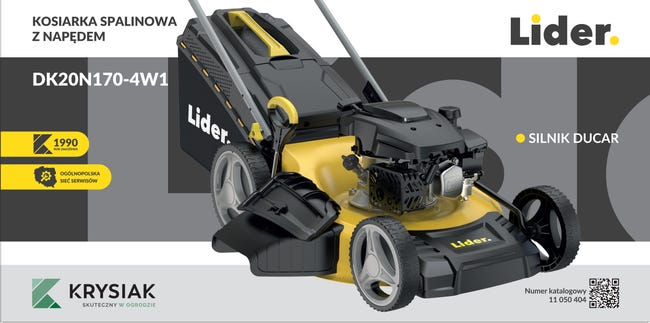 Kosiarka spalinowa Lider Plus DK20N170-4W1 3kW 173cm3