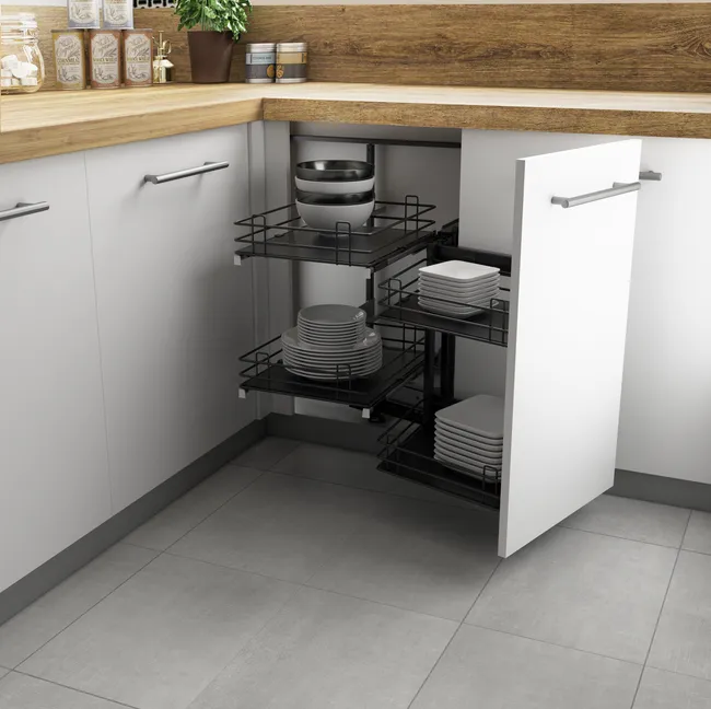 Kosz cargo narożny prawy 2 poziomy Delinia iD