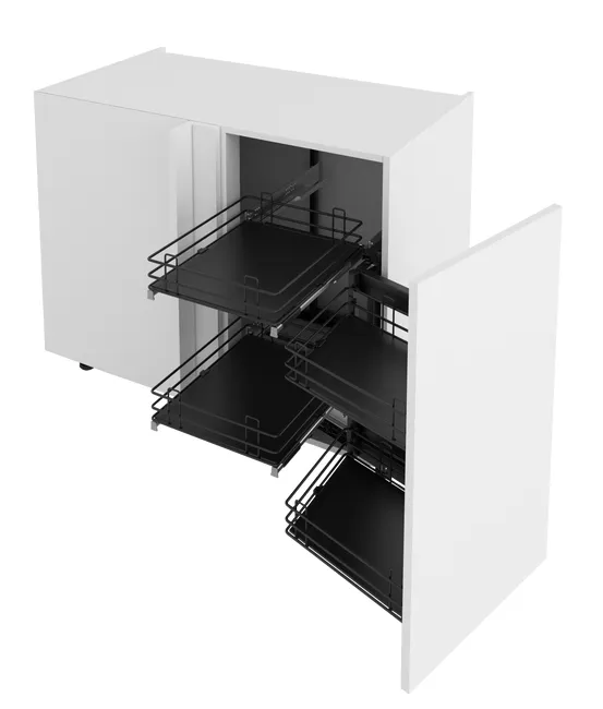 Kosz cargo narożny prawy 2 poziomy Delinia iD