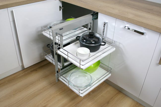 Kosz cargo z prowadnicą Maxima Evo Corner 120L Rejs