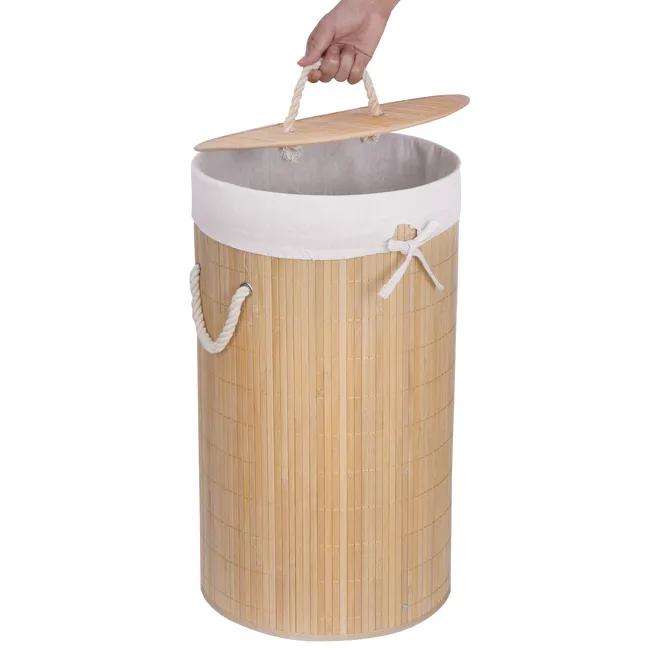 Kosz na bieliznę Bamboo 60 L Sensea