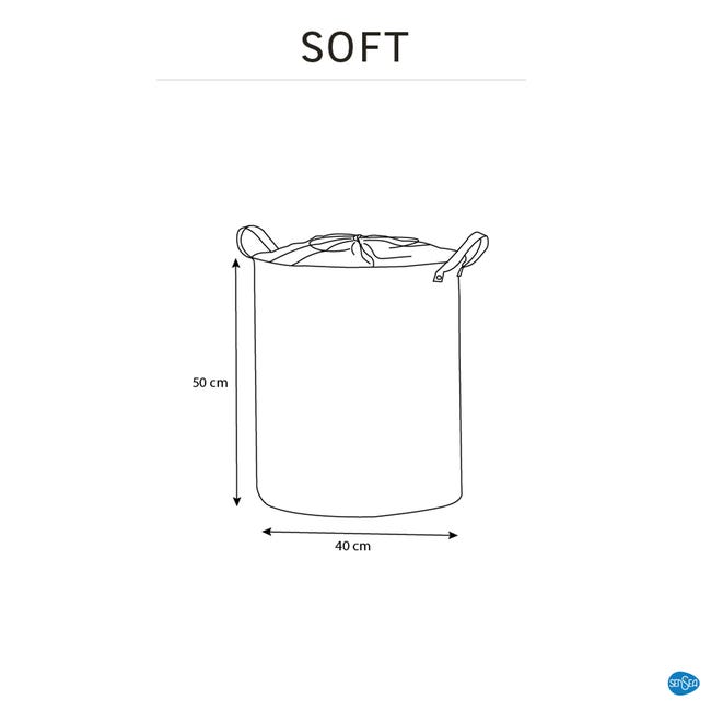 Kosz na bieliznę Neo Grid 60 L Sensea