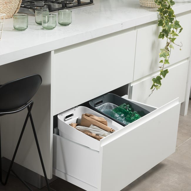 Kosz na śmieci Ready To Collect 20 l szary Curver