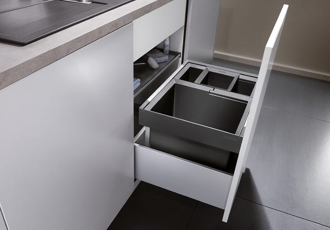 Kosz na śmieci do zabudowy Flexon II 60 30 + 19 l Blanco