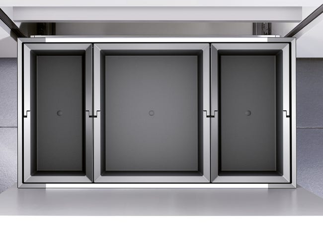 Kosz na śmieci do zabudowy Flexon II 80 30 +19 + 16 l Blanco