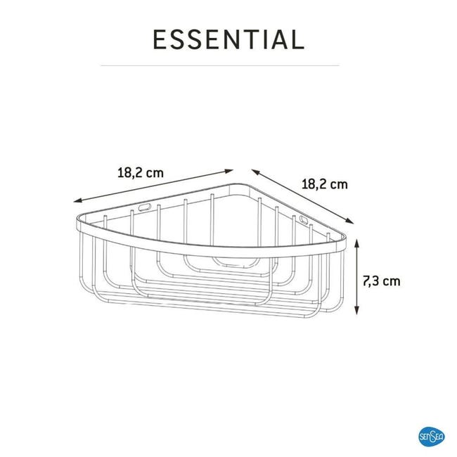Kosz łazienkowy Esential Sensea