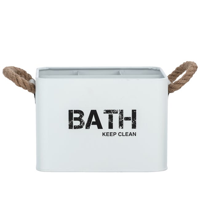 Koszyk łazienkowy Gara Biały Wenko