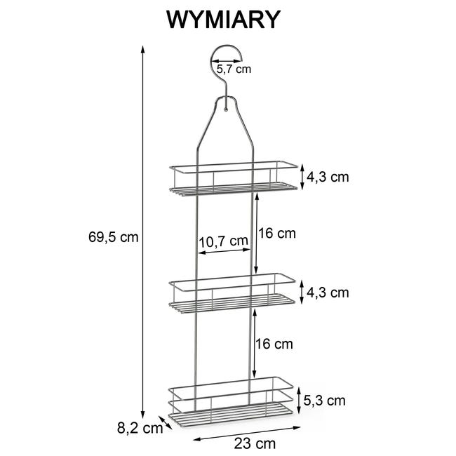 Koszyk łazienkowy Maddy