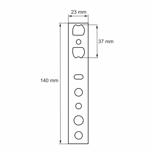 Kotwy do montażu okien 140 mm 6 sztuk