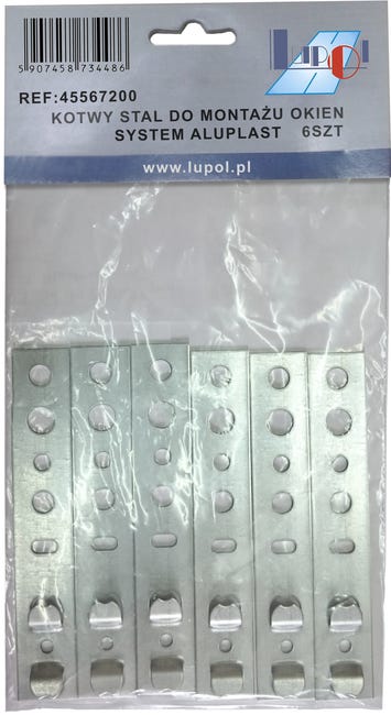 Kotwy do montażu okien 6 szt. ALUPLAST