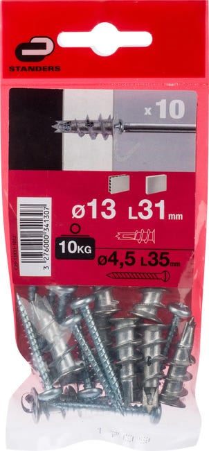 Kołek do GK 4.5 x 35 mm PZ 10 szt. Standers