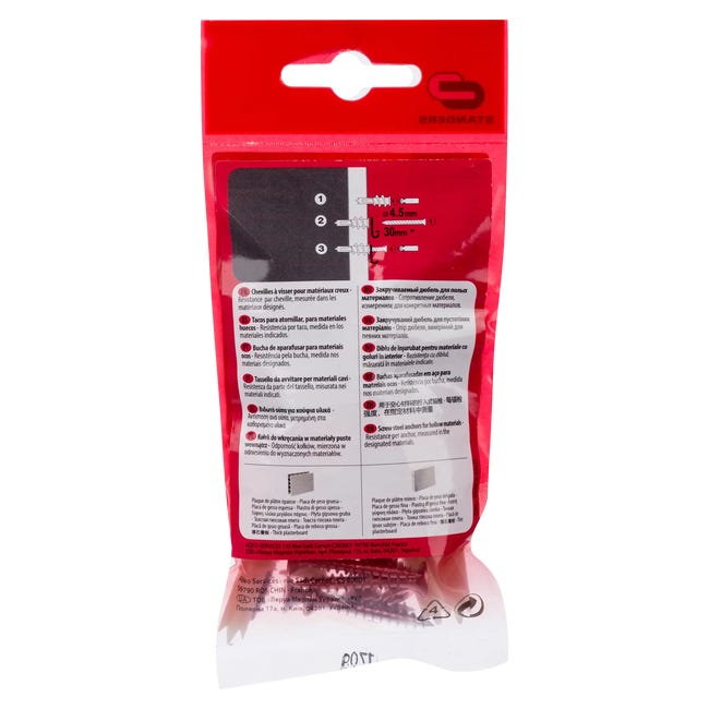 Kołek do płyt GK 4.5 x 30 mm 10 szt. Standers