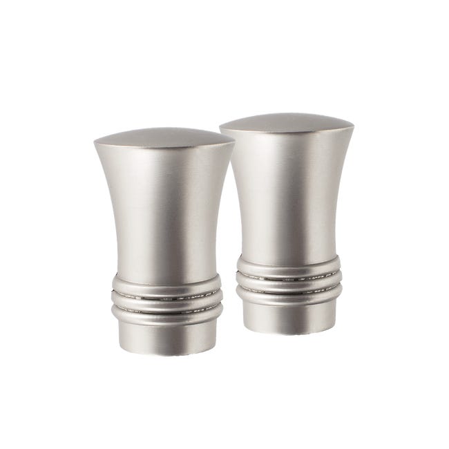 Końcówka do karnisza Capri chrom satyna 19 mm 2 szt.