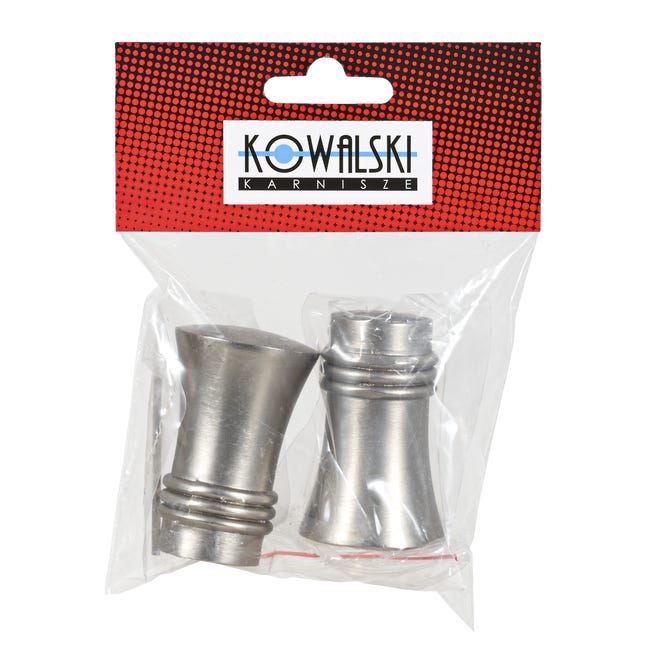 Końcówka do karnisza Capri chrom satyna 19 mm 2 szt.