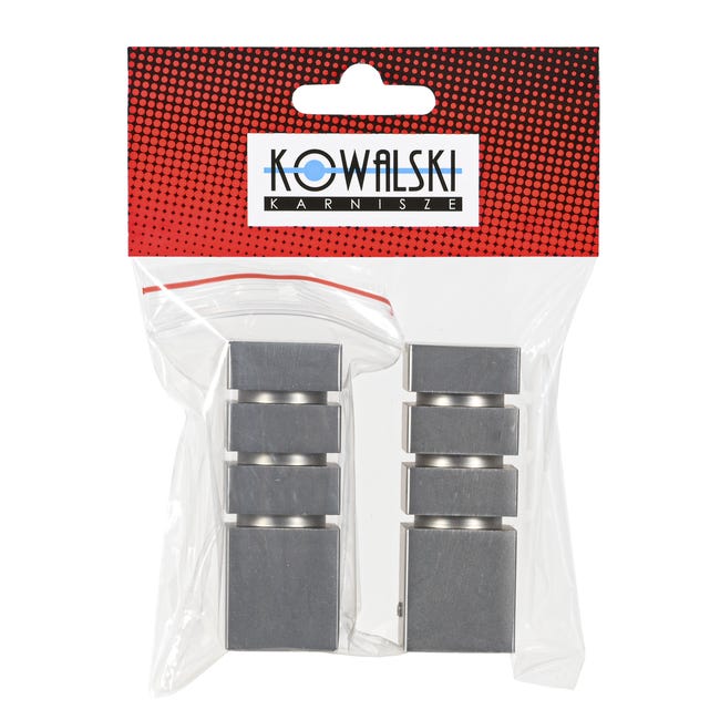 Końcówka do karnisza Nordic chrom satyna 19 mm 2 szt.