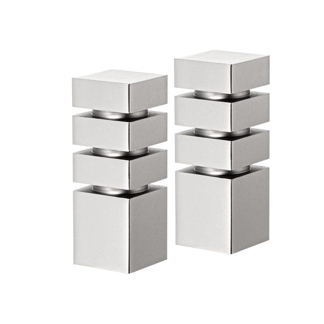Końcówka do karnisza Nordic efekt stali 19 mm 2 szt.